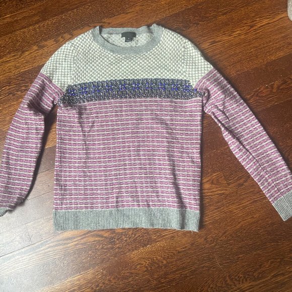 J Crew Collection Sweater with beads - Picture 1 of 4
